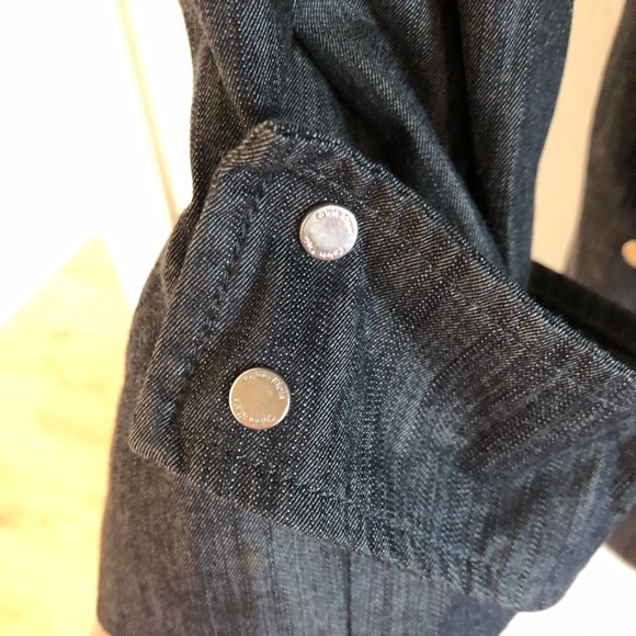 Calvin Klein Denim Trench Coat. Size M. - Picture 3 of 10